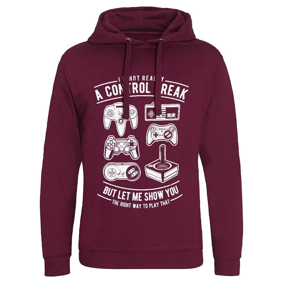 A Control Freak Mens Hoodie Without Pocket Geek A601