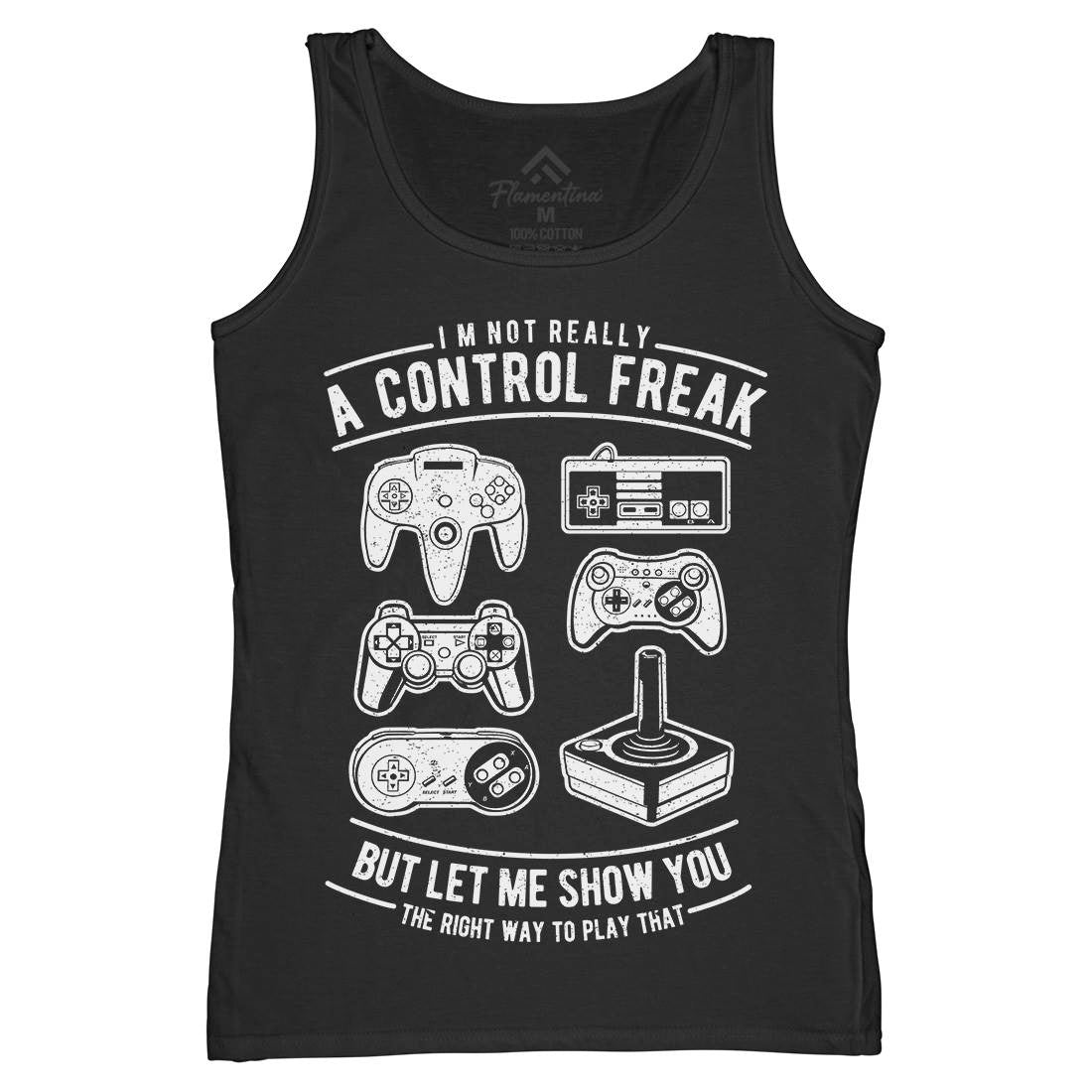 A Control Freak Womens Organic Tank Top Vest Geek A601