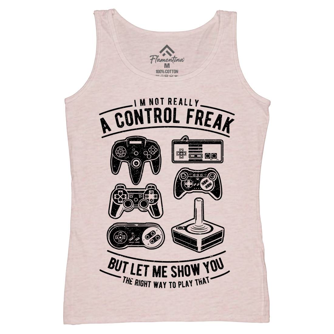 A Control Freak Womens Organic Tank Top Vest Geek A601
