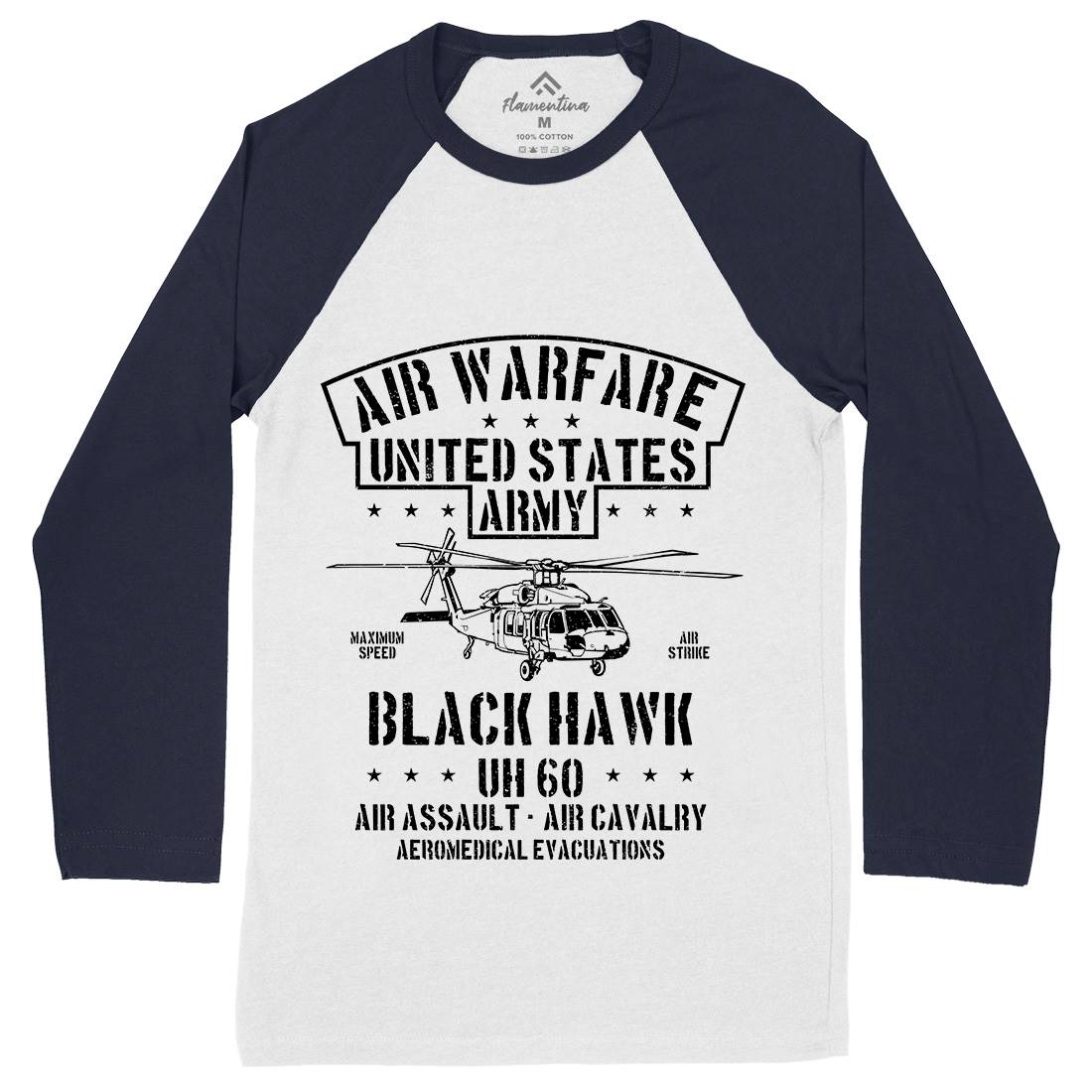 Air Warfare Mens Long Sleeve Baseball T-Shirt Vehicles A603