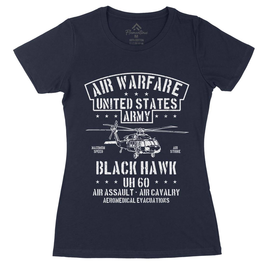 Air Warfare Womens Organic Crew Neck T-Shirt Vehicles A603