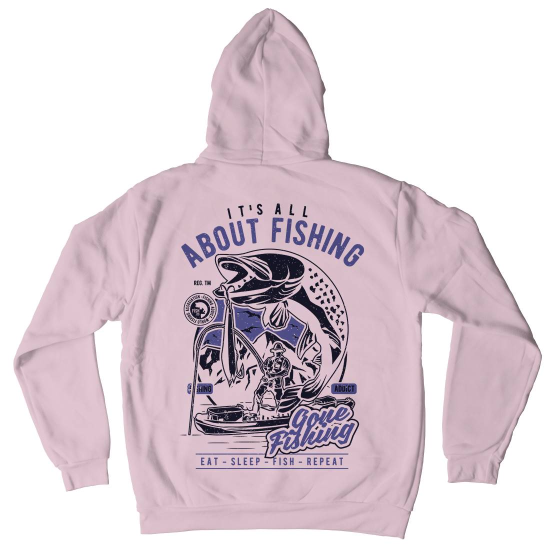 All About Kids Crew Neck Hoodie Fishing A604