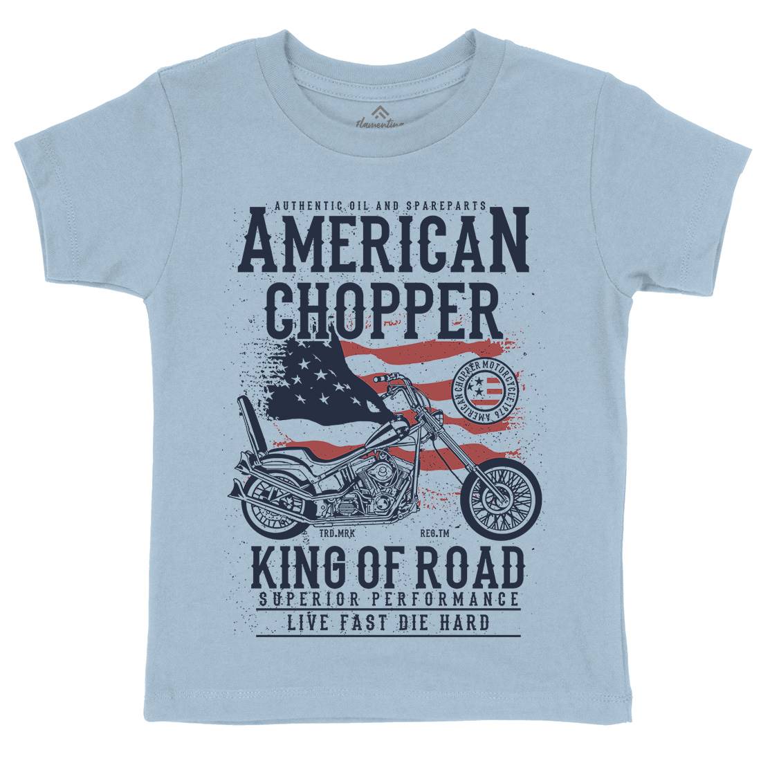 American Chopper Kids Crew Neck T-Shirt Motorcycles A607