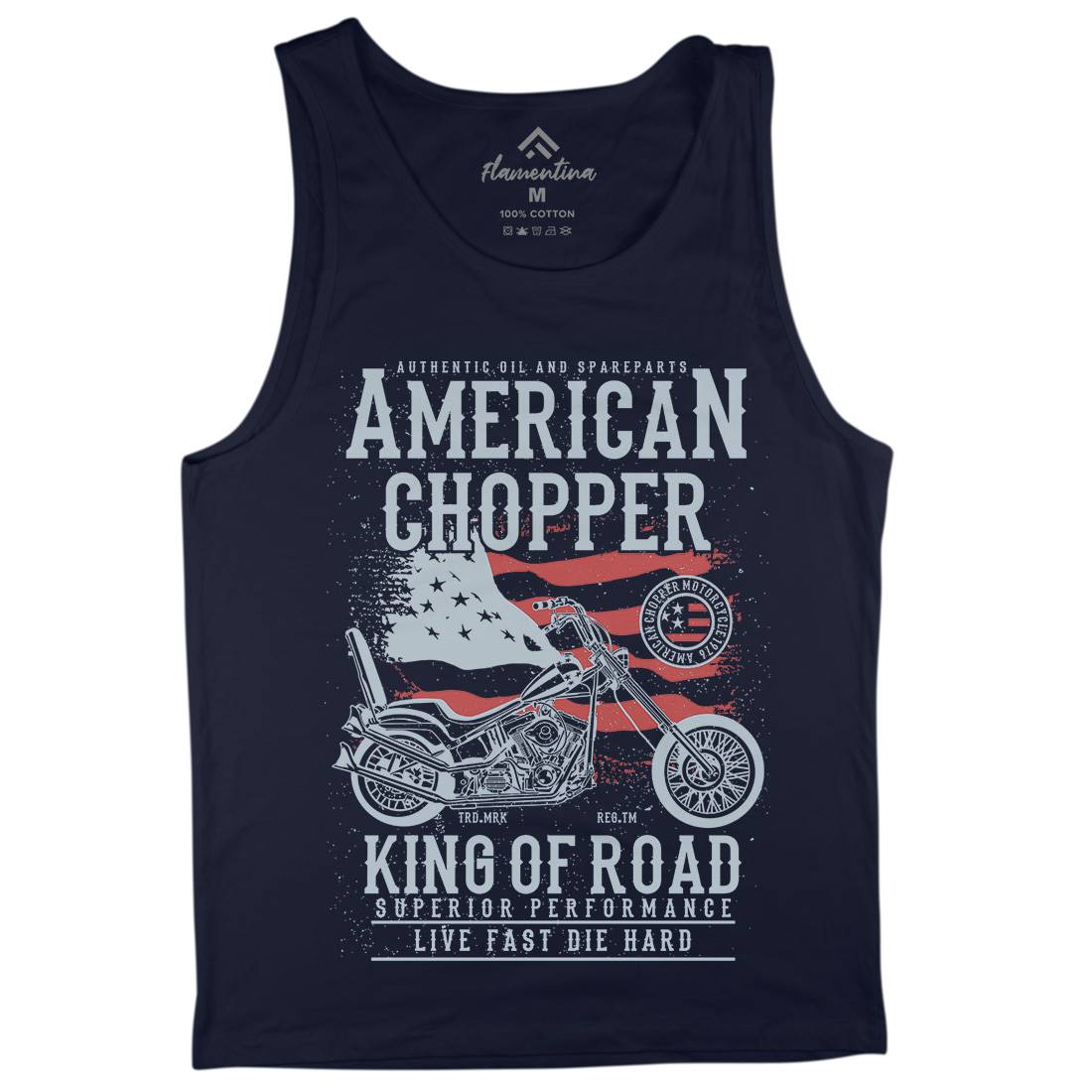 American Chopper Mens Tank Top Vest Motorcycles A607