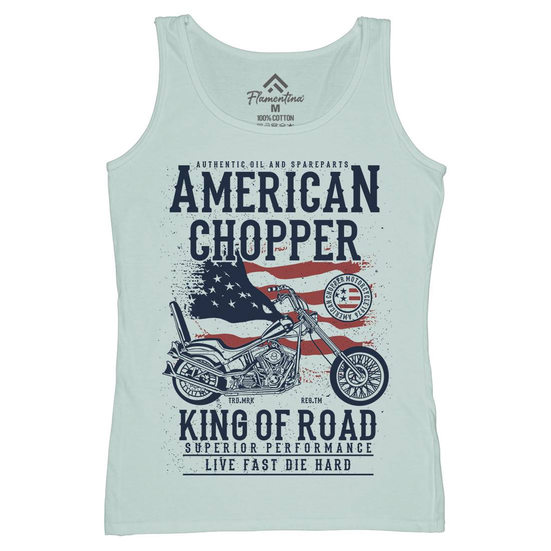 American Chopper Womens Organic Tank Top Vest Motorcycles A607