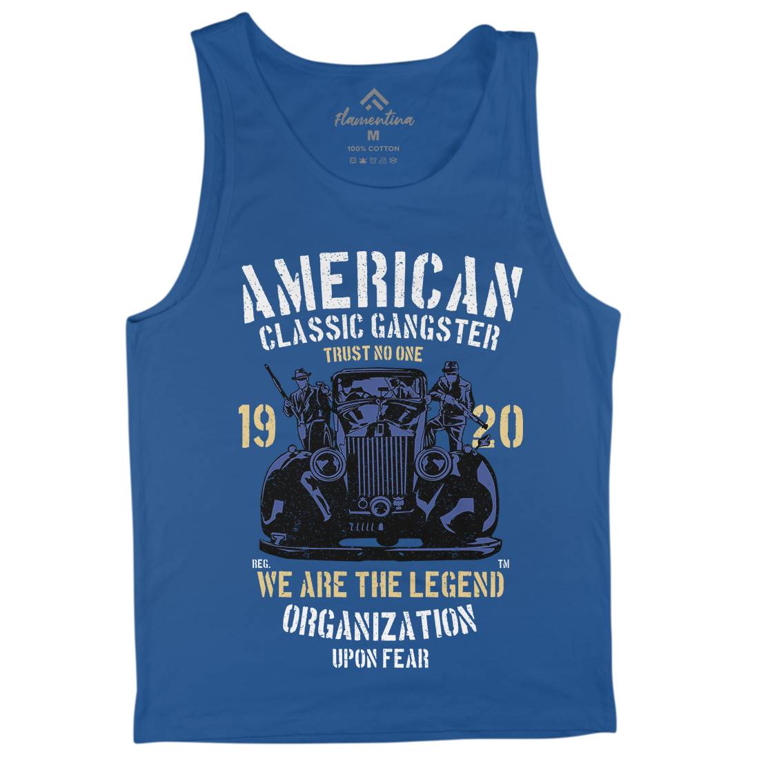 Classic Mens Tank Top Vest American A608
