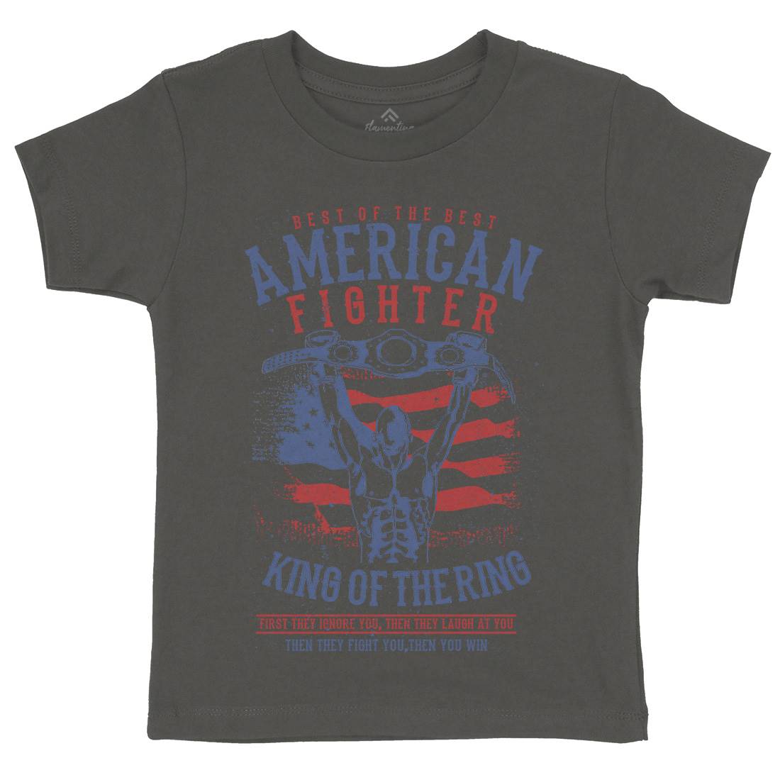 American Fighter Kids Organic Crew Neck T-Shirt Sport A609