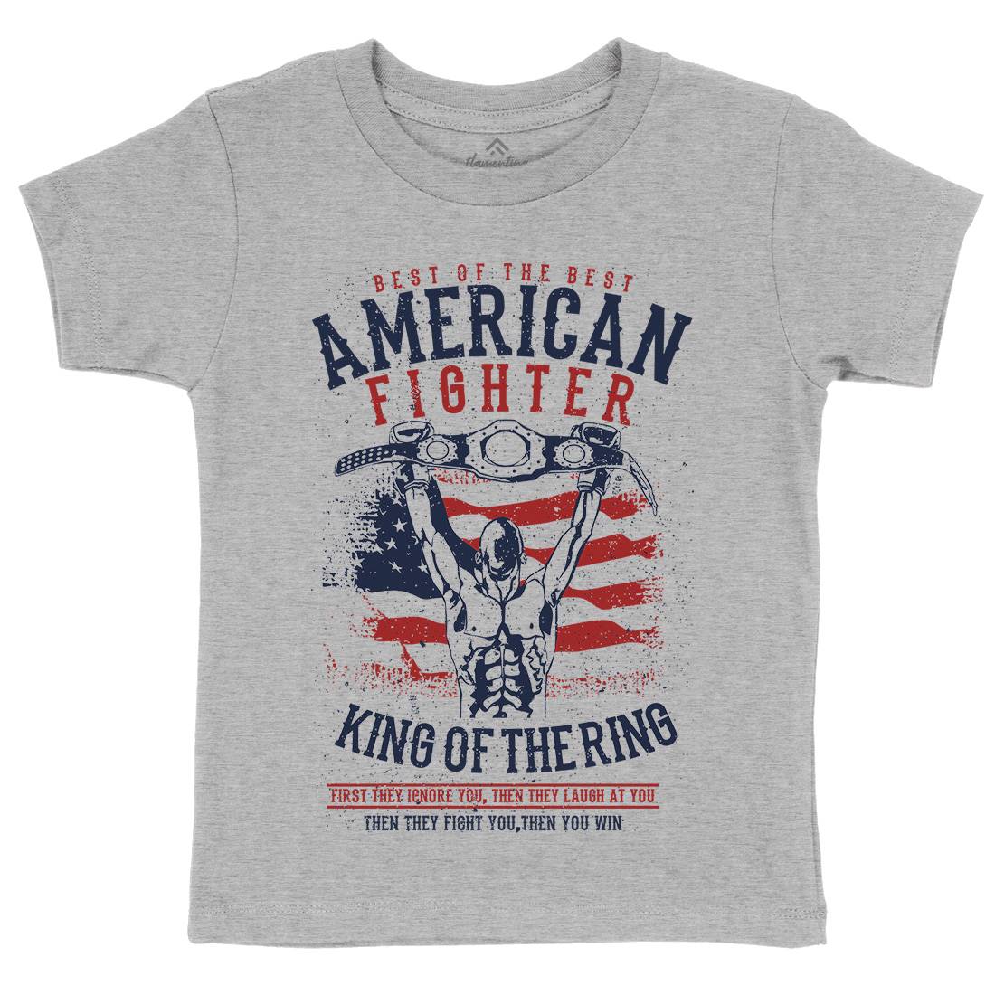 American Fighter Kids Crew Neck T-Shirt Sport A609
