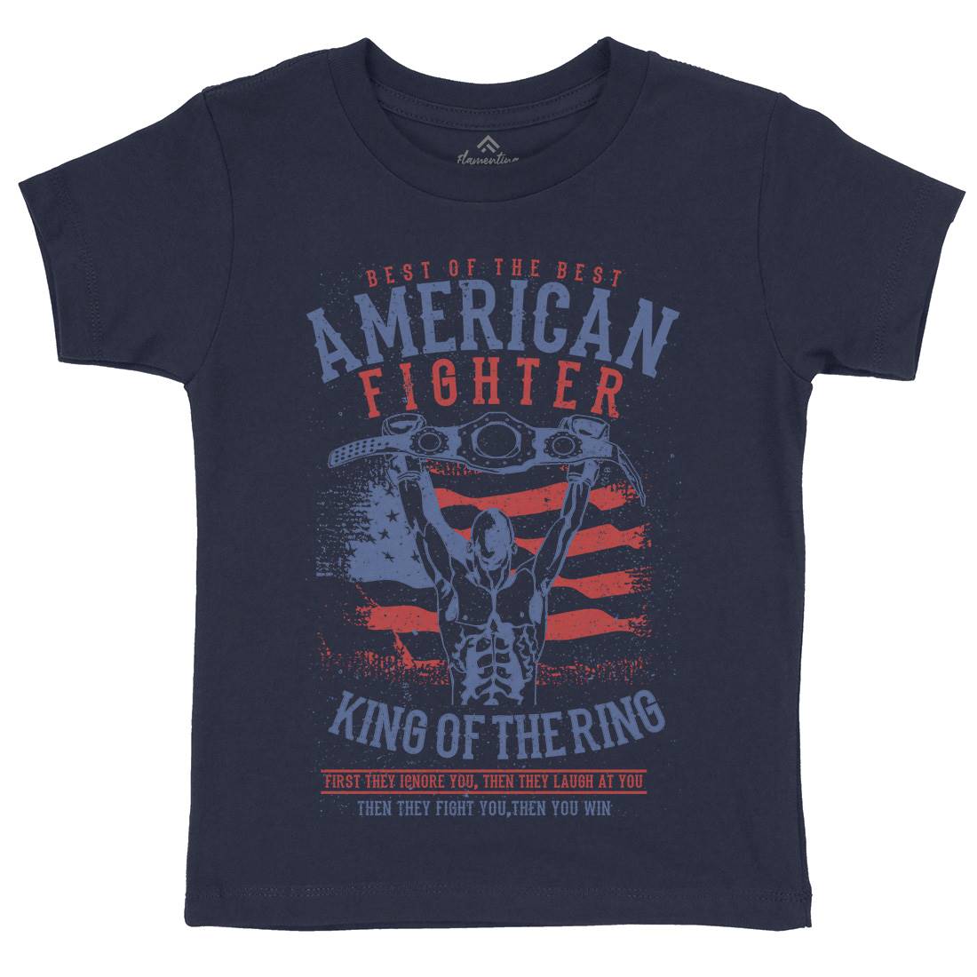 American Fighter Kids Crew Neck T-Shirt Sport A609