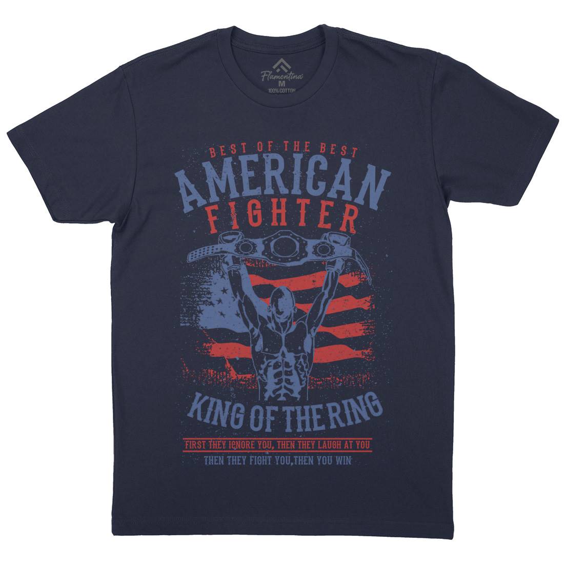 American Fighter Mens Organic Crew Neck T-Shirt Sport A609