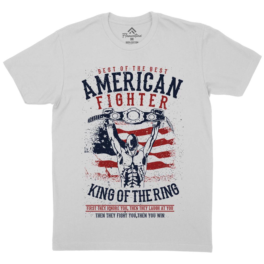 American Fighter Mens Crew Neck T-Shirt Sport A609