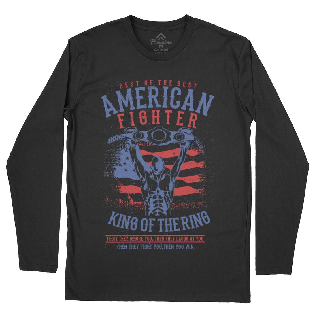 American Fighter Mens Long Sleeve T-Shirt Sport A609