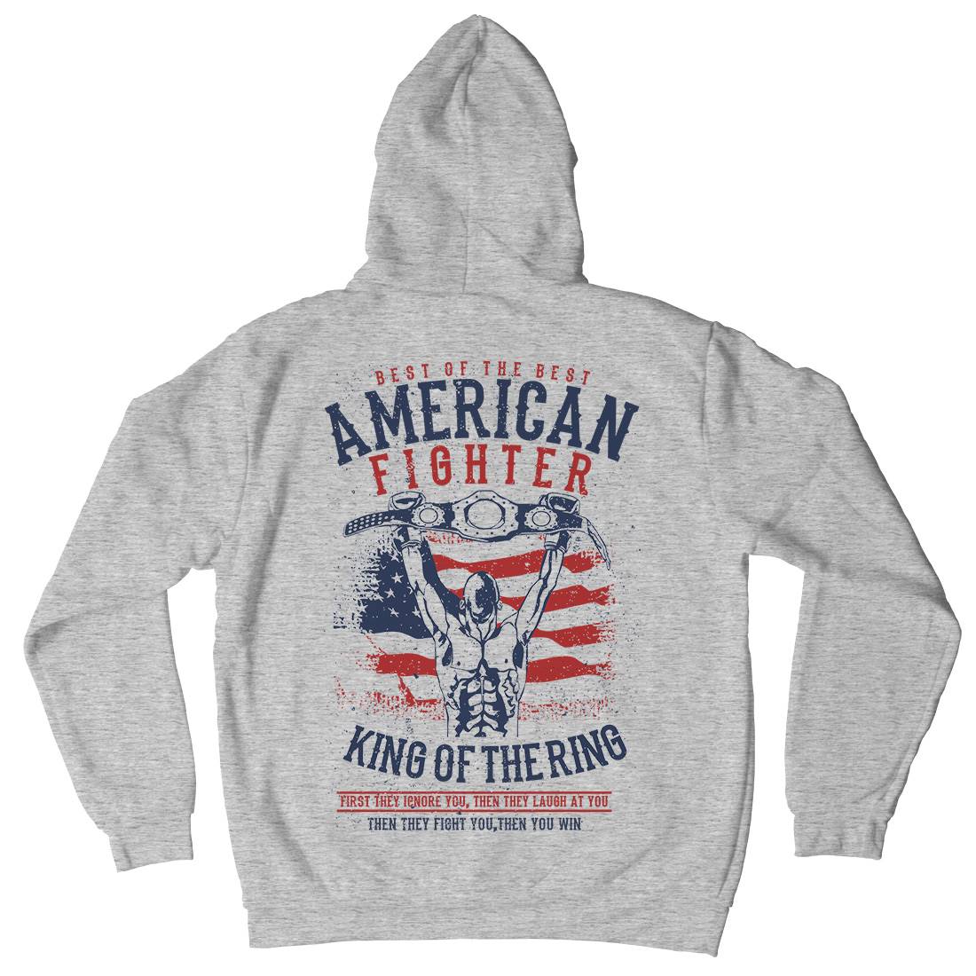 American Fighter Mens Hoodie With Pocket Sport A609