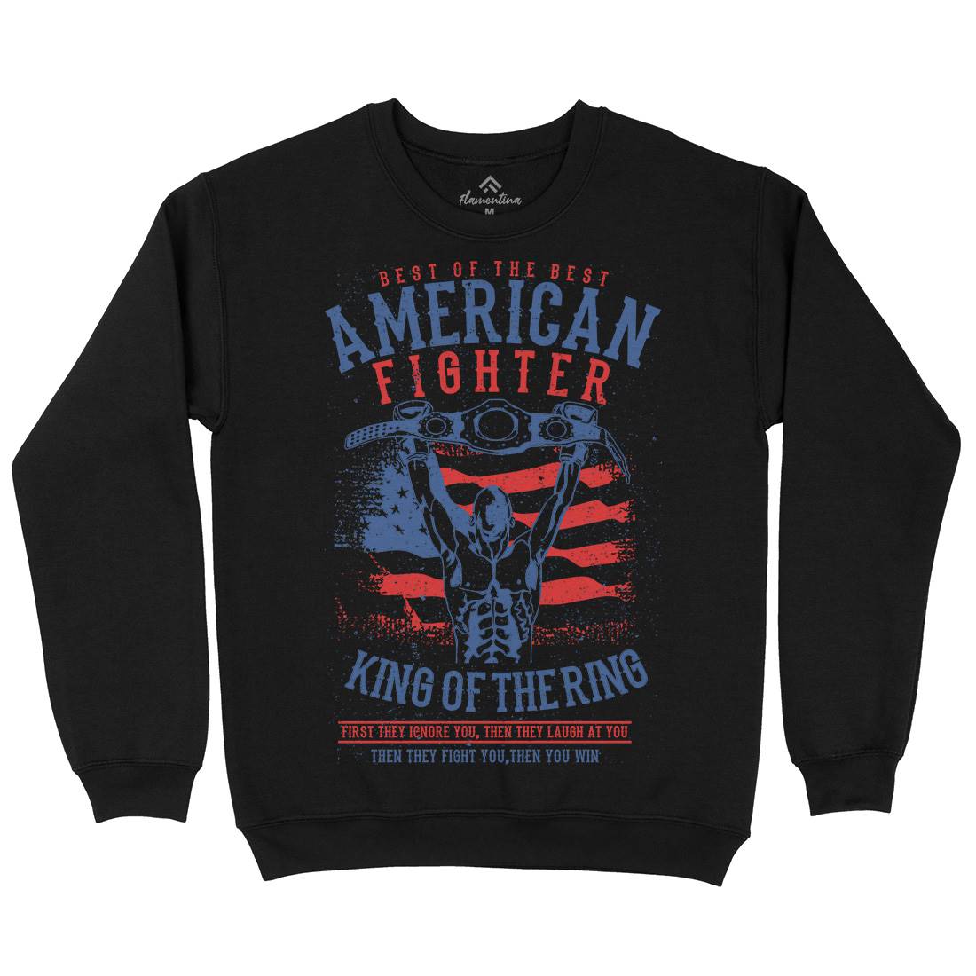 American Fighter Mens Crew Neck Sweatshirt Sport A609