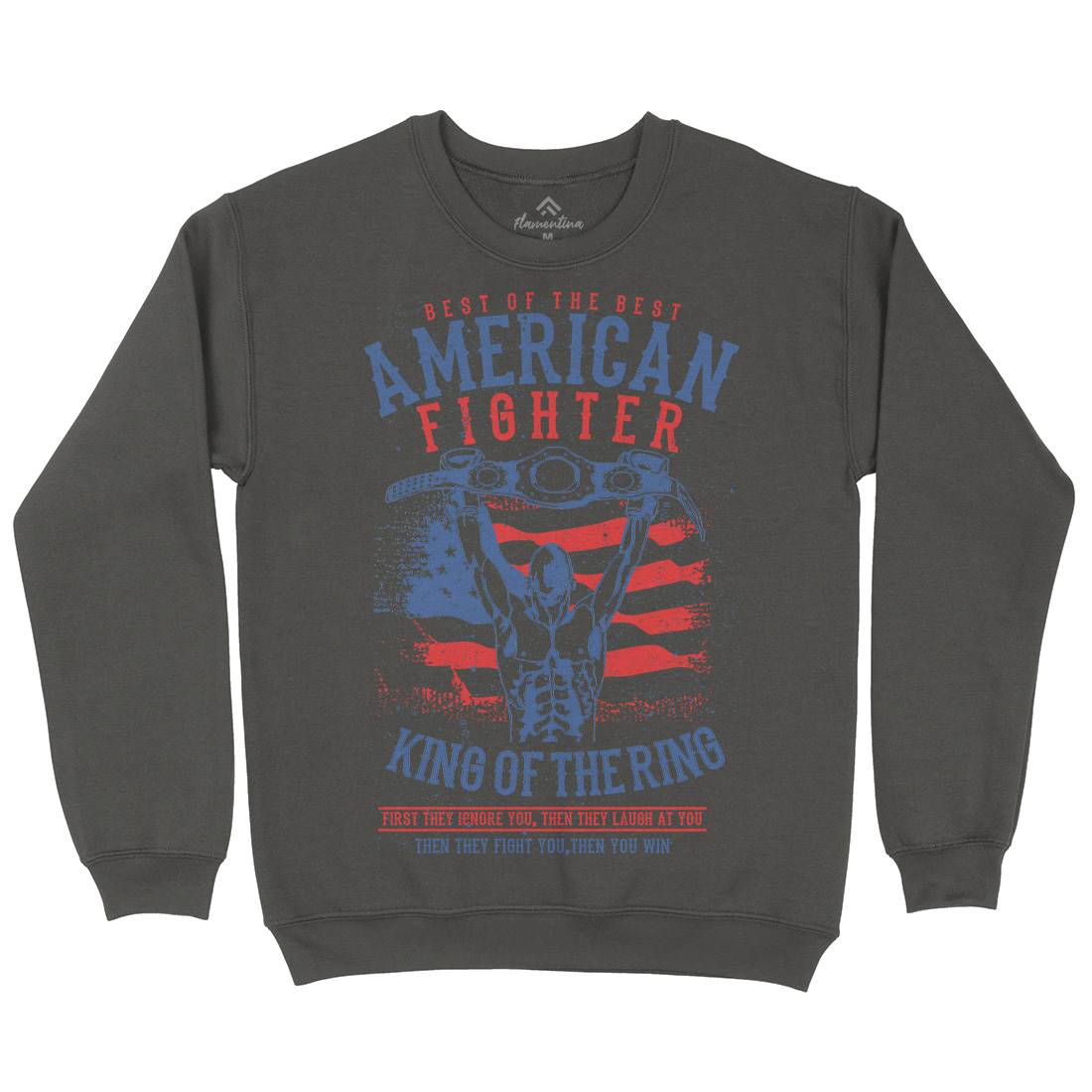 American Fighter Mens Crew Neck Sweatshirt Sport A609