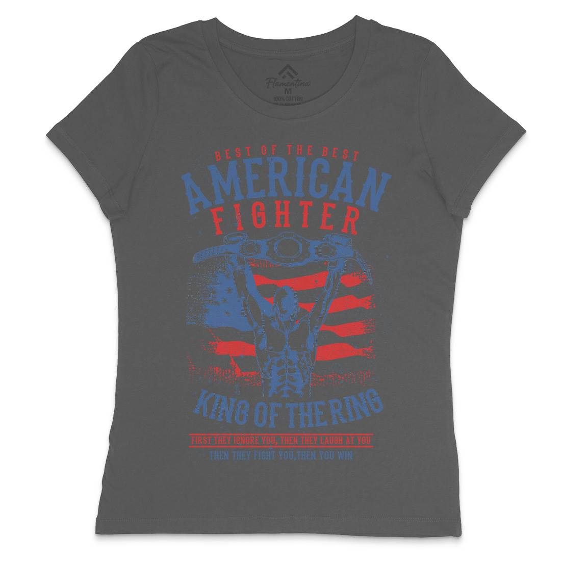 American Fighter Womens Crew Neck T-Shirt Sport A609