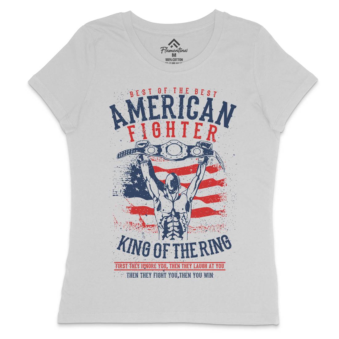 American Fighter Womens Crew Neck T-Shirt Sport A609