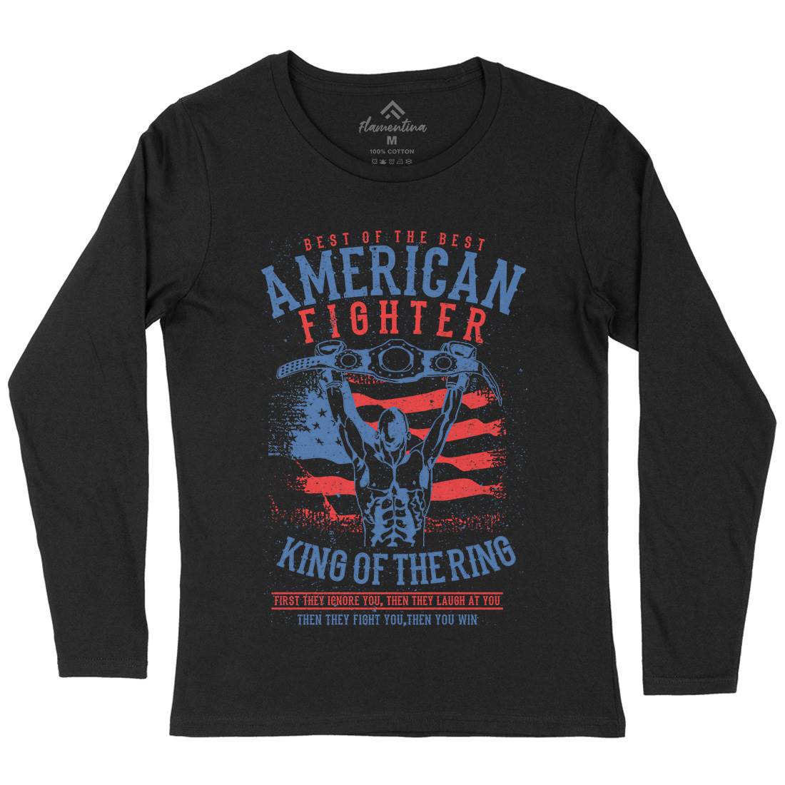 American Fighter Womens Long Sleeve T-Shirt Sport A609
