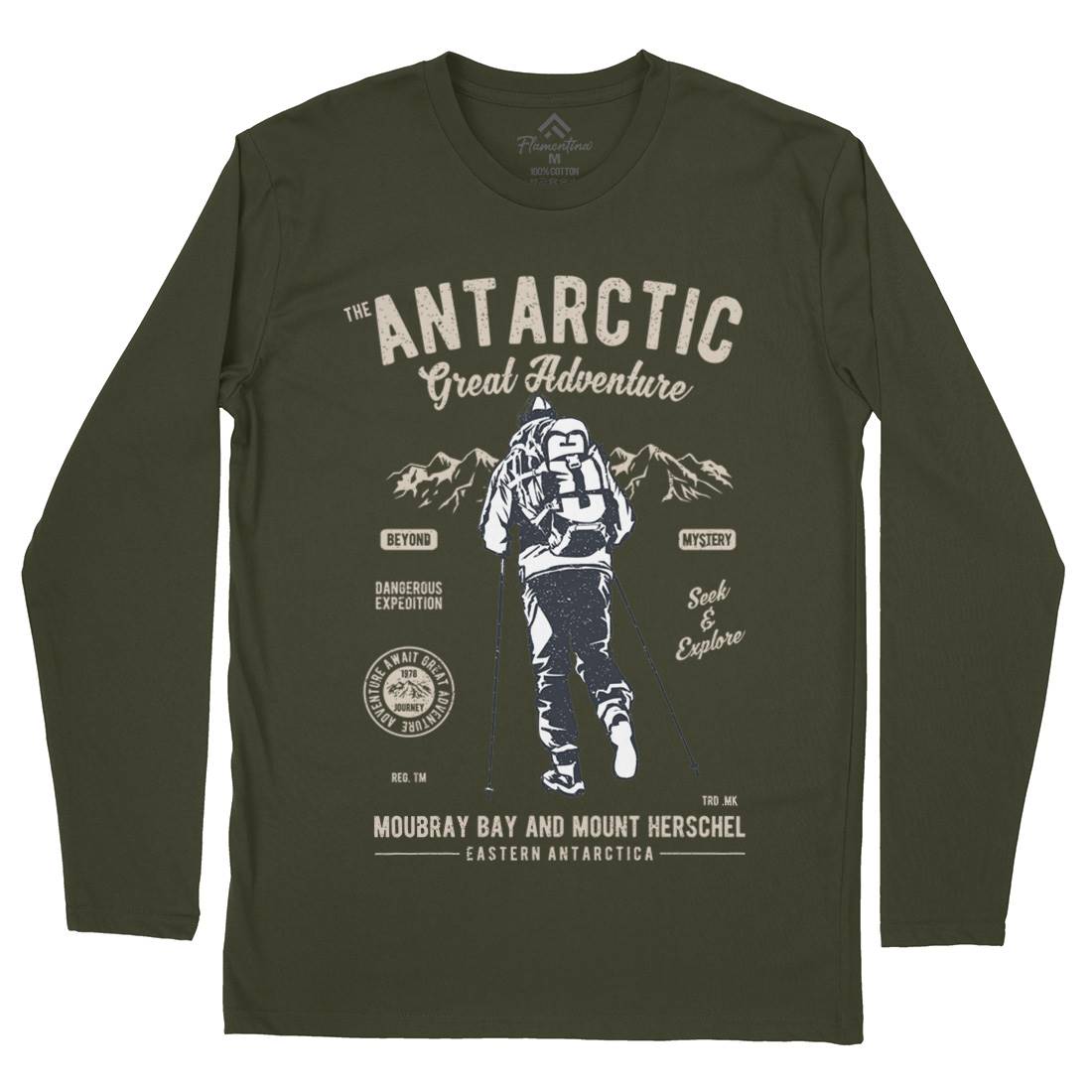 Antarctic Adventure Mens Long Sleeve T-Shirt Sport A610