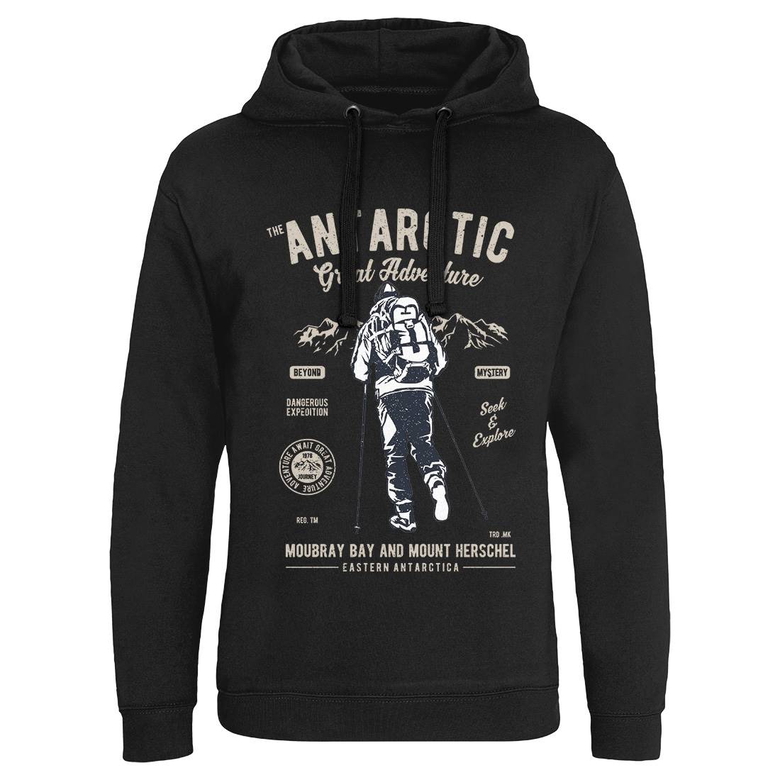 Antarctic Adventure Mens Hoodie Without Pocket Sport A610