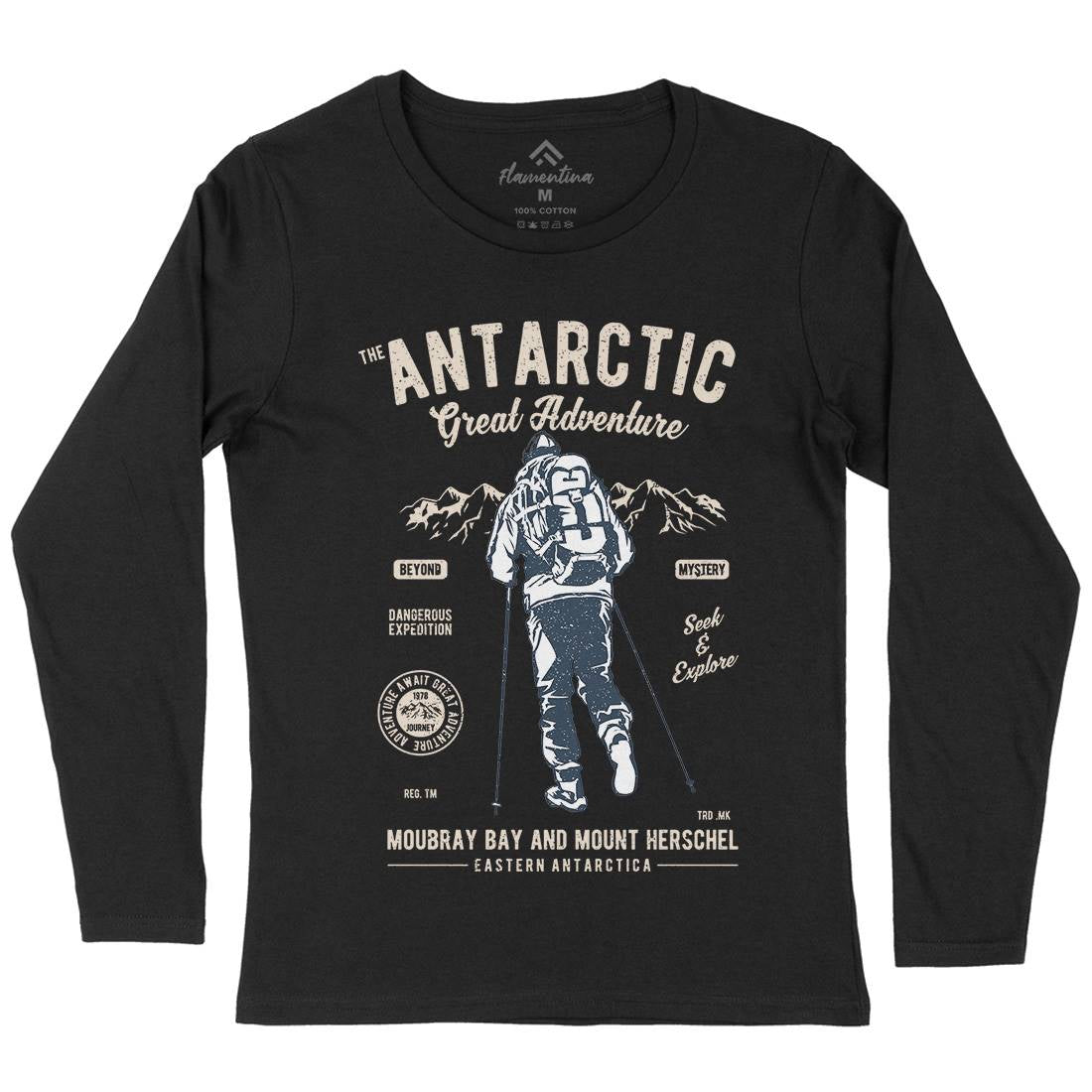 Antarctic Adventure Womens Long Sleeve T-Shirt Sport A610