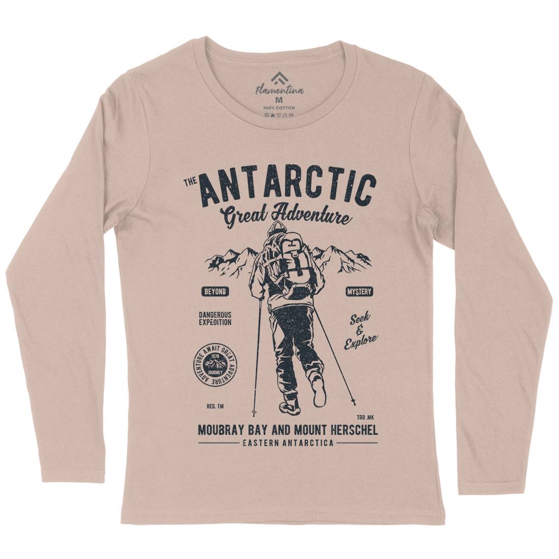 Antarctic Adventure Womens Long Sleeve T-Shirt Sport A610
