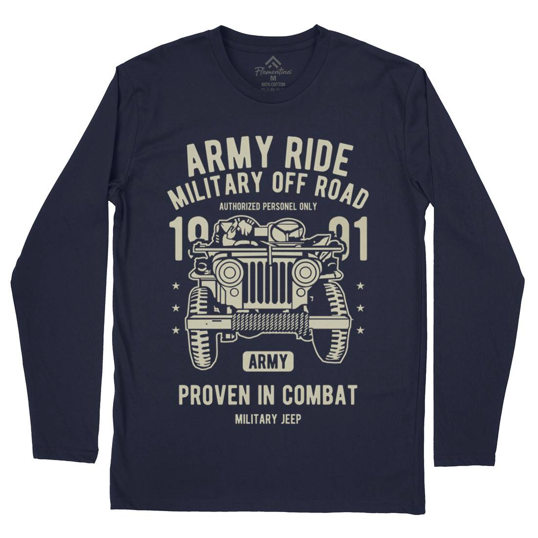 Ride Mens Long Sleeve T-Shirt Army A612