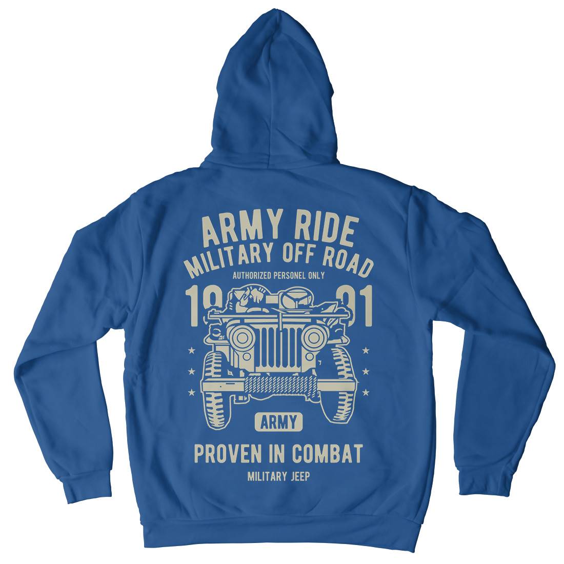 Ride Kids Crew Neck Hoodie Army A612