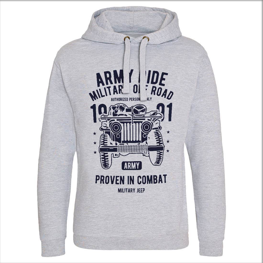Ride Mens Hoodie Without Pocket Army A612