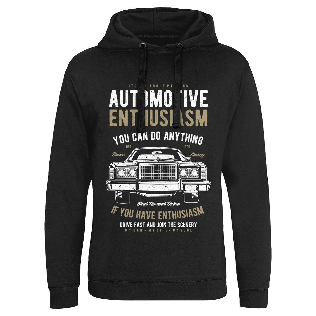 Automotive Enthusiasm Mens Hoodie Without Pocket Cars A614