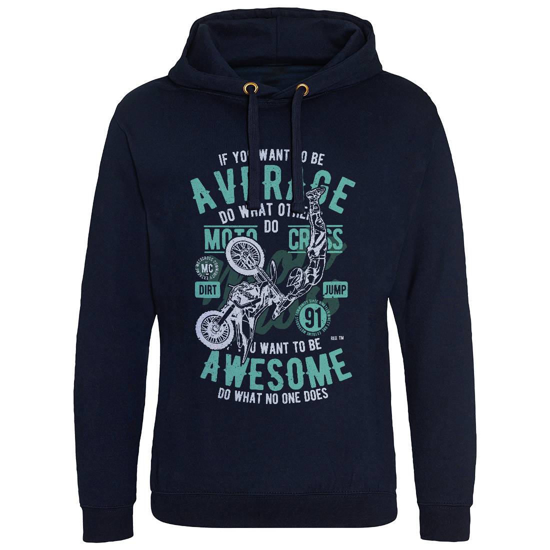 Awesome Motocross Mens Hoodie Without Pocket Motorcycles A615