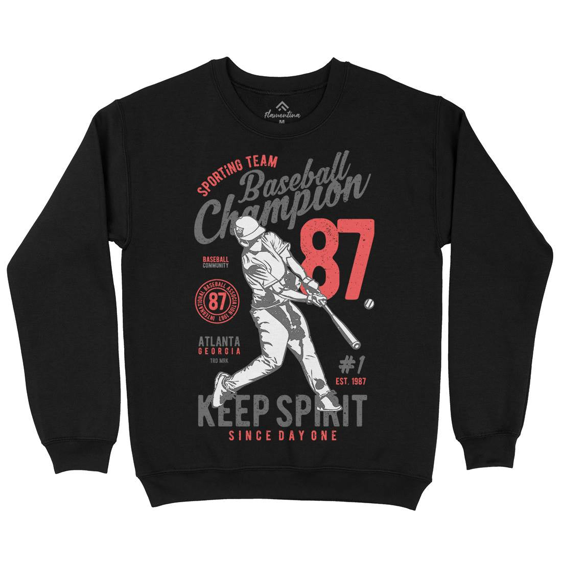 Baseball Champion Mens Crew Neck Sweatshirt Sport A616