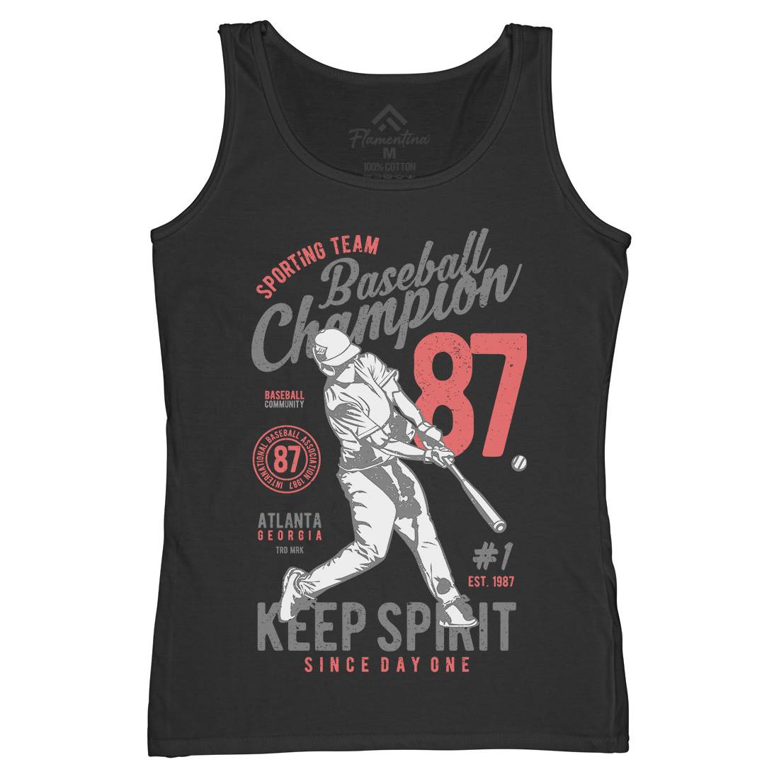 Baseball Champion Womens Organic Tank Top Vest Sport A616