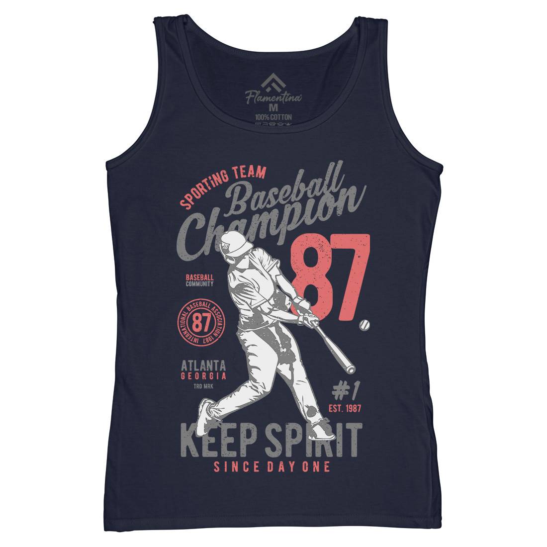 Baseball Champion Womens Organic Tank Top Vest Sport A616