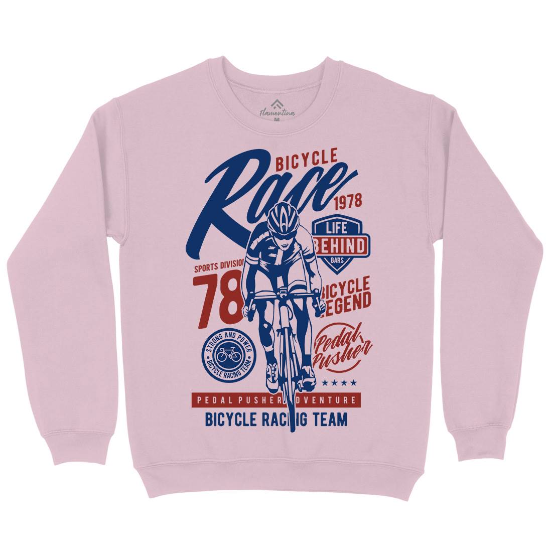 Bicycle Race Kids Crew Neck Sweatshirt Bikes A617