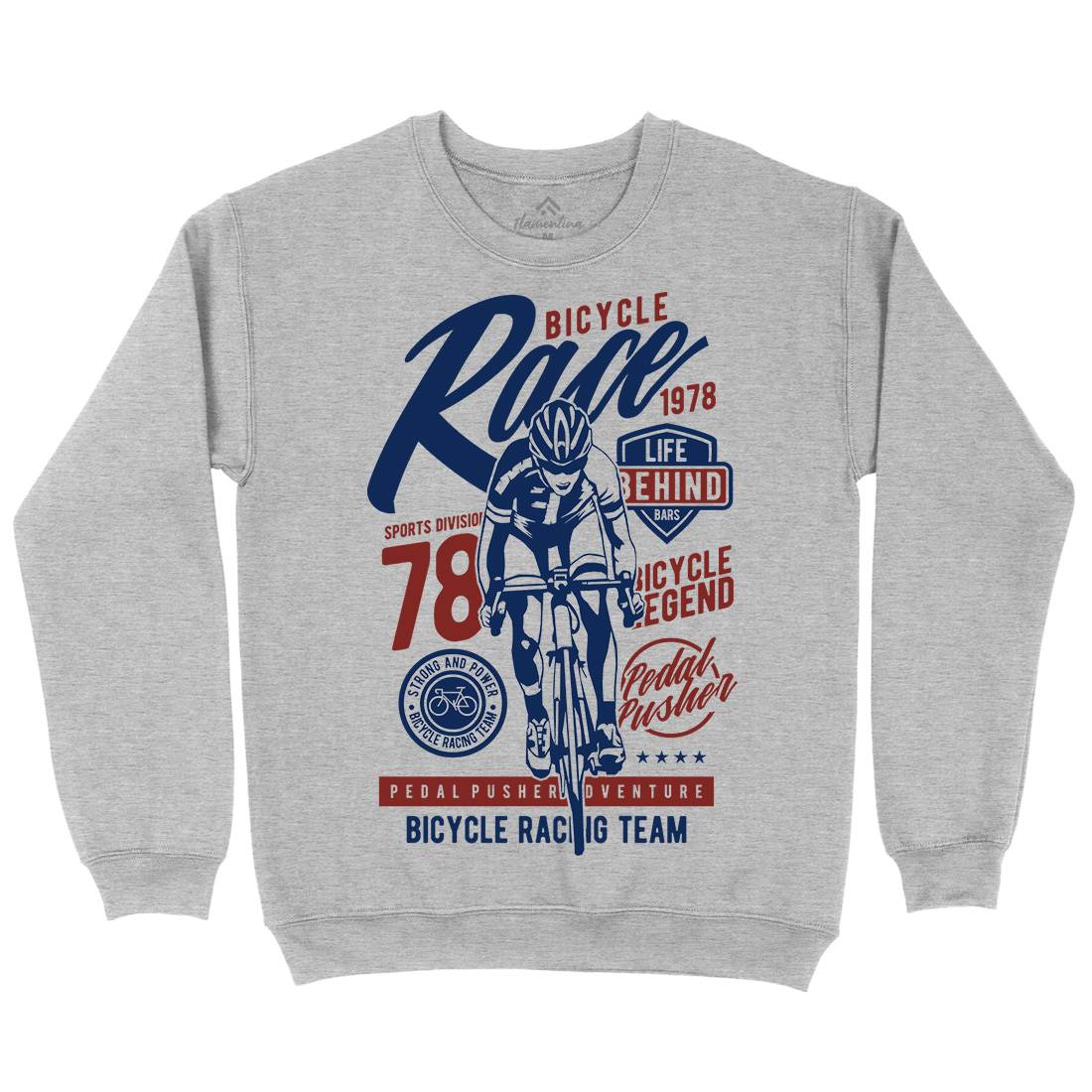 Bicycle Race Kids Crew Neck Sweatshirt Bikes A617