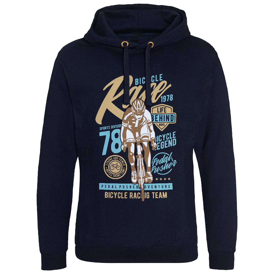 Bicycle Race Mens Hoodie Without Pocket Bikes A617