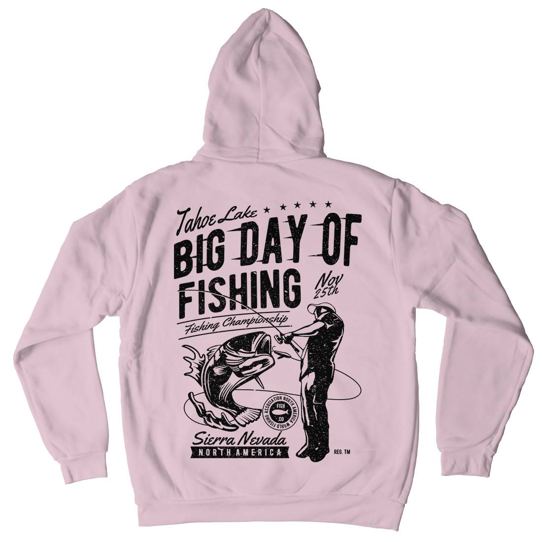 Big Day Of Kids Crew Neck Hoodie Fishing A618