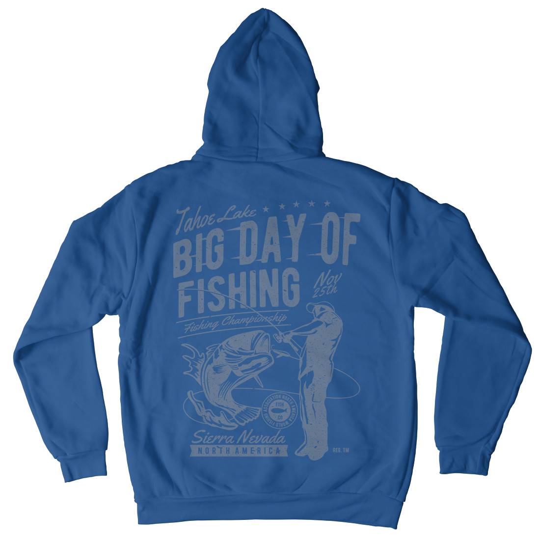 Big Day Of Kids Crew Neck Hoodie Fishing A618