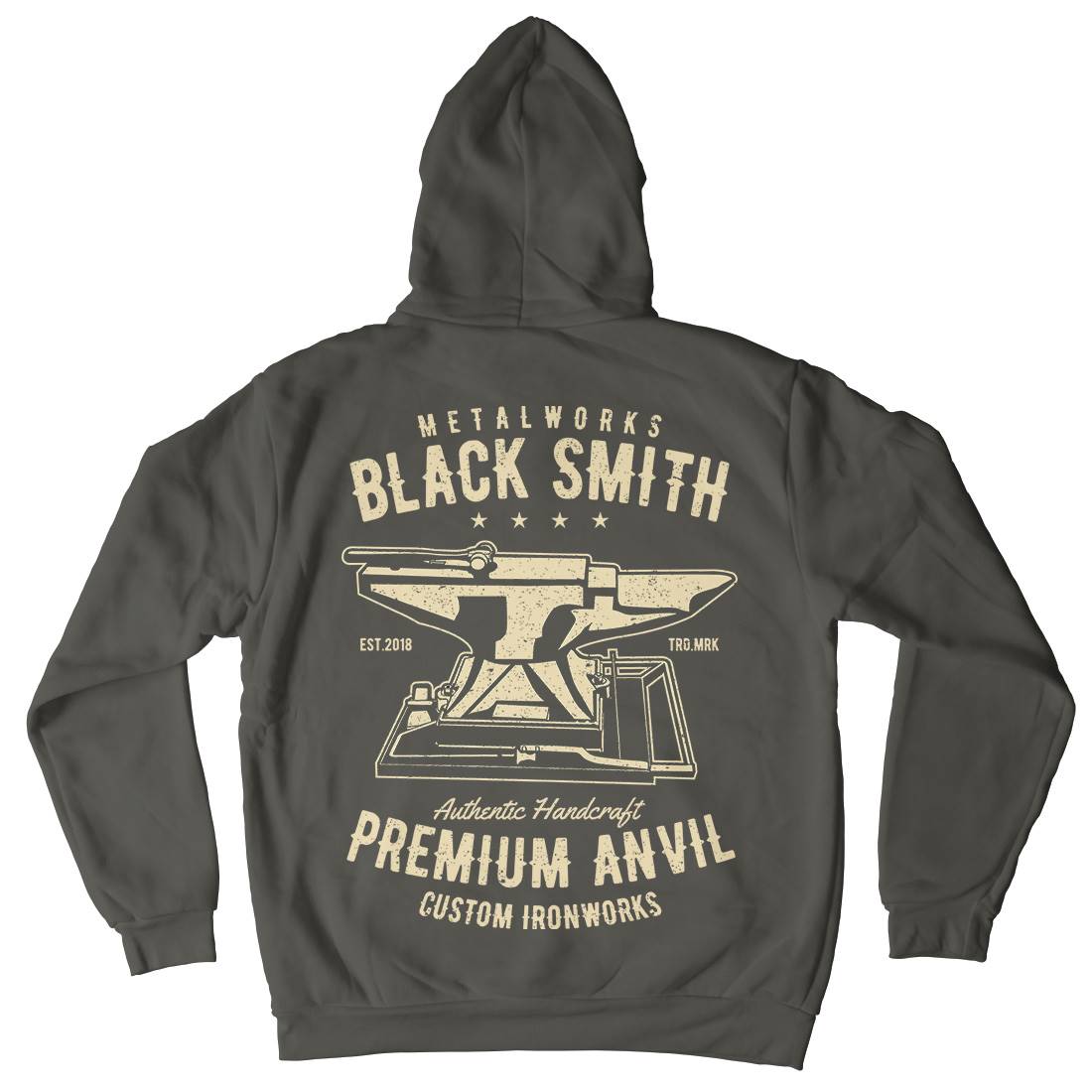 Blacksmith Kids Crew Neck Hoodie Work A620