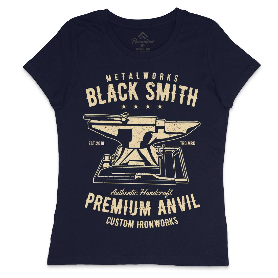 Blacksmith Womens Crew Neck T-Shirt Work A620