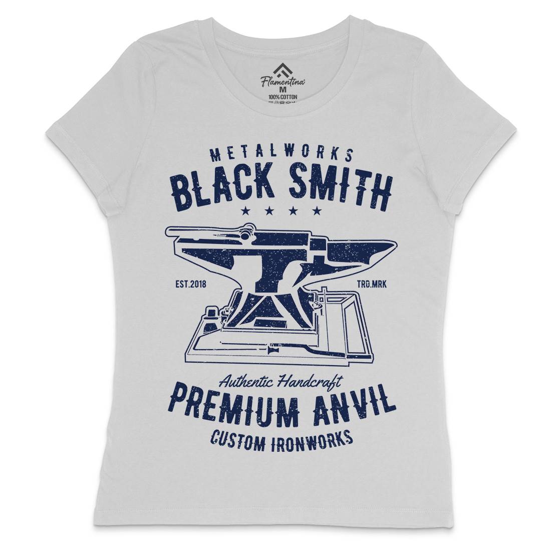 Blacksmith Womens Crew Neck T-Shirt Work A620