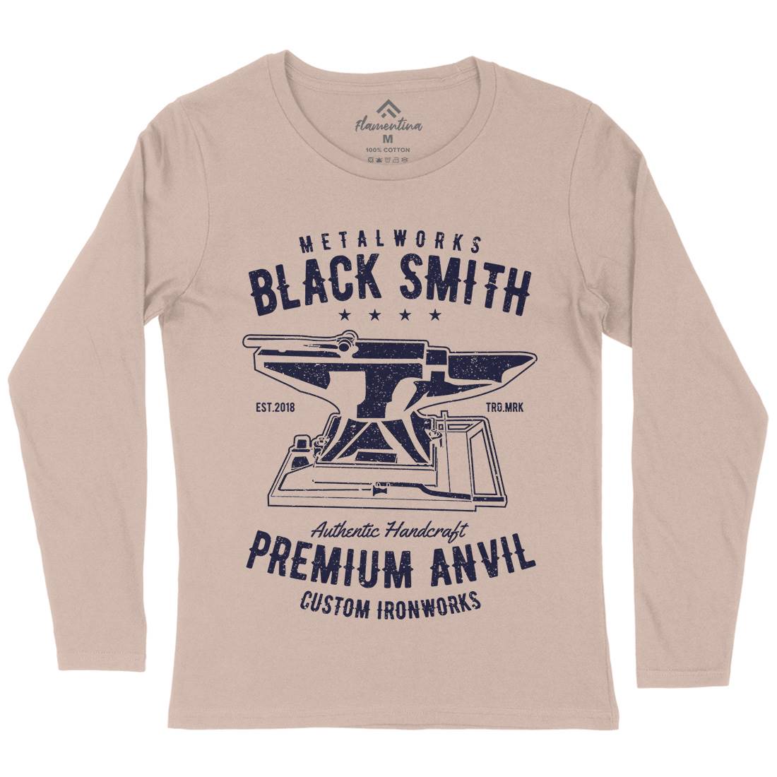 Blacksmith Womens Long Sleeve T-Shirt Work A620
