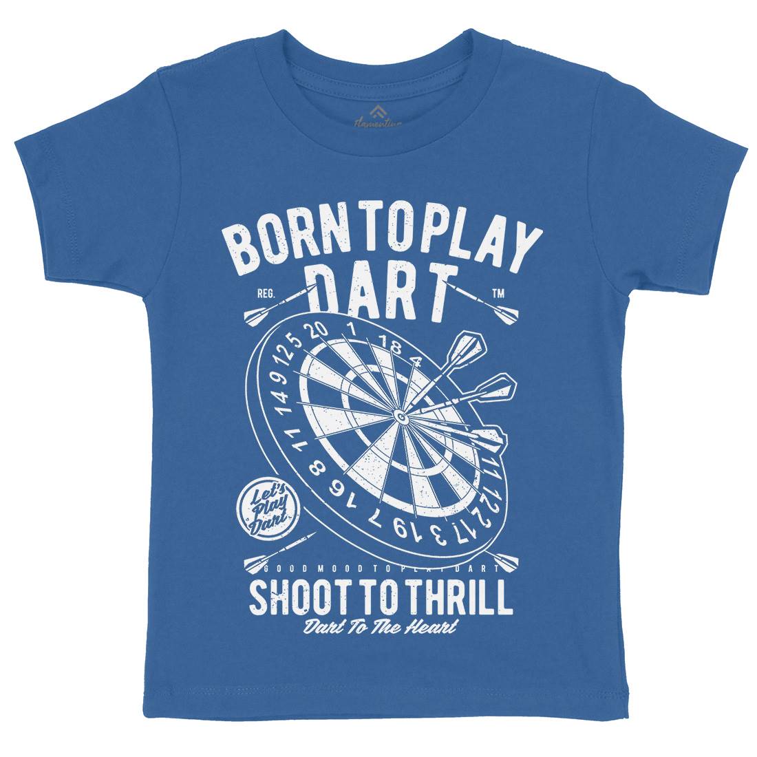 Born To Play Kids Organic Crew Neck T-Shirt Sport A622