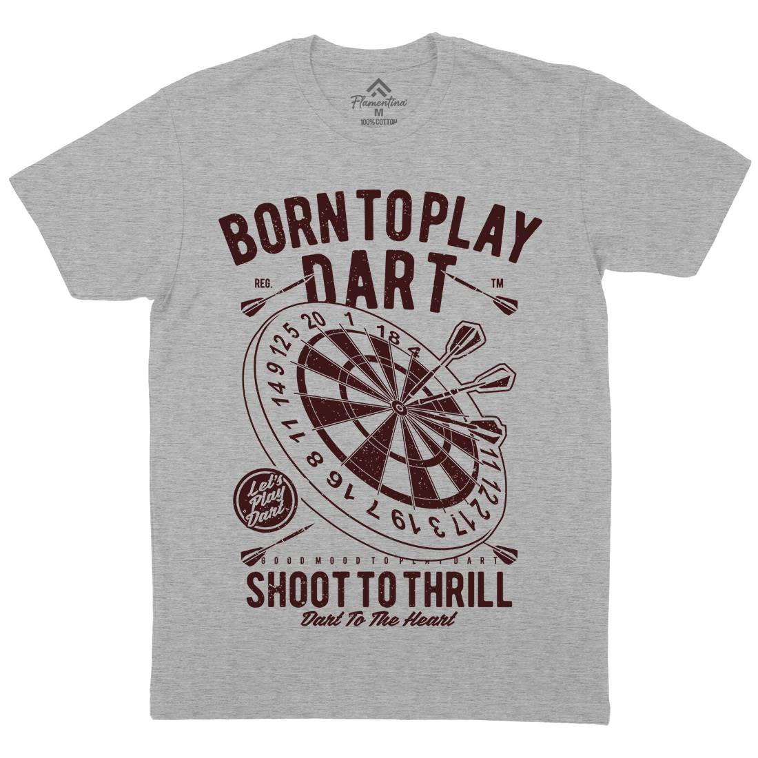 Born To Play Mens Crew Neck T-Shirt Sport A622