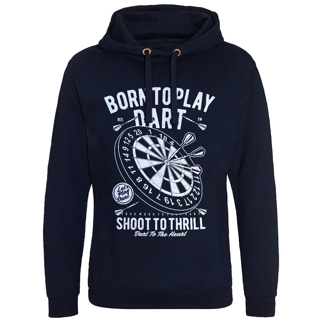 Born To Play Mens Hoodie Without Pocket Sport A622
