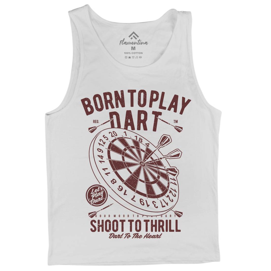 Born To Play Mens Tank Top Vest Sport A622