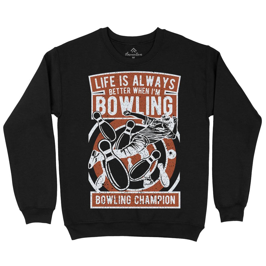 Bowling Champion Kids Crew Neck Sweatshirt Sport A625