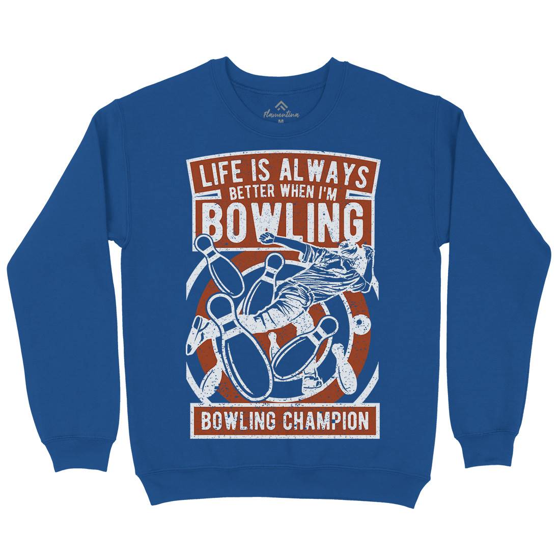 Bowling Champion Kids Crew Neck Sweatshirt Sport A625