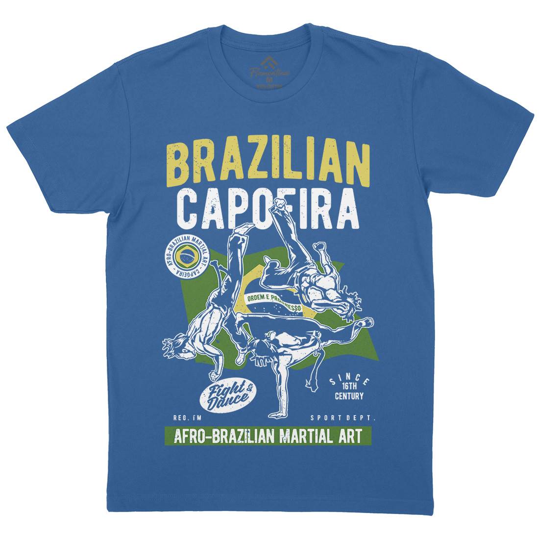 Brazilian Capoeira Mens Crew Neck T-Shirt Sport A626